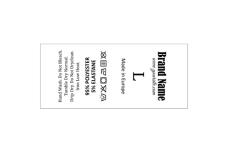 Etiquetas de cuidado textil Model TC-M42