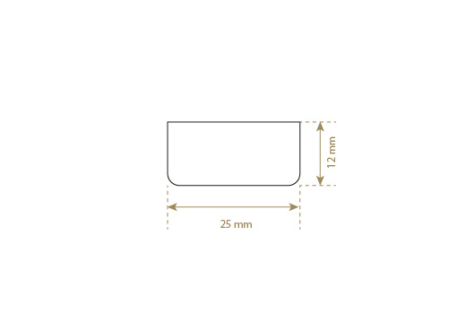 Etiqueta de imitación de cuero Model EP-M124