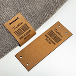 Etiqueta de cuero natural Model EP-M19