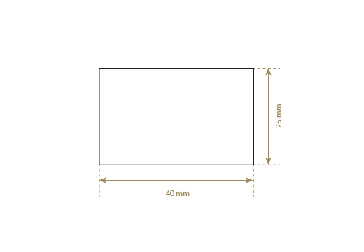 Etiqueta de cuero natural Model EP-M33