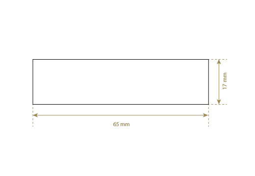 Etiqueta de cuero natural Model EP-M35