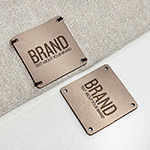 Etiqueta de cuero natural Model EP-M38