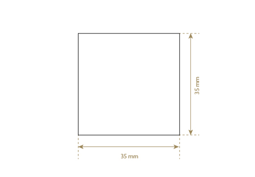 Etiqueta de cuero natural Model EP-M45