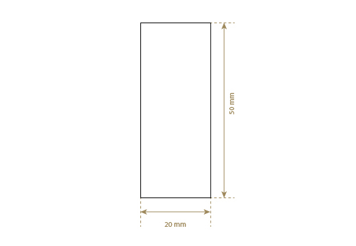 Etiqueta de cuero natural Model EP-M61