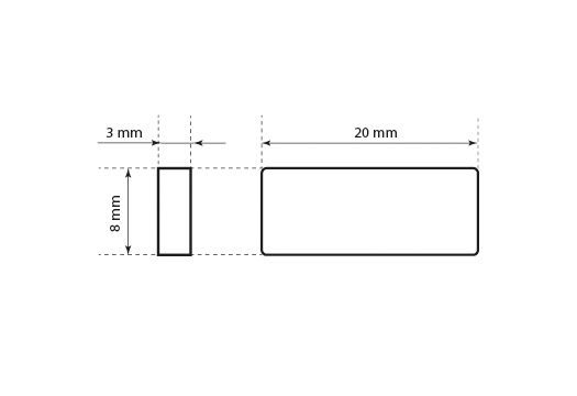 Sello de plástico Model ST-M125
