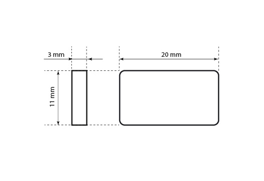 Sello de plástico Model ST-M185