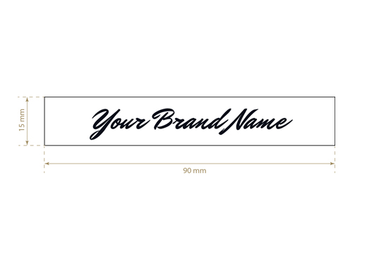 Etiqueta textil impresa Long Style Model TL-M6