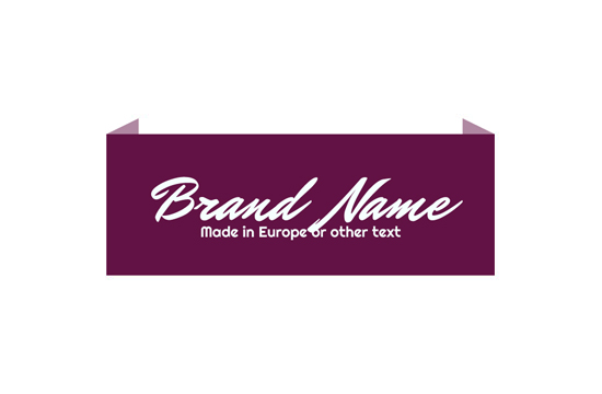 Etiqueta textil tejida Stylish Style Model WL-M11