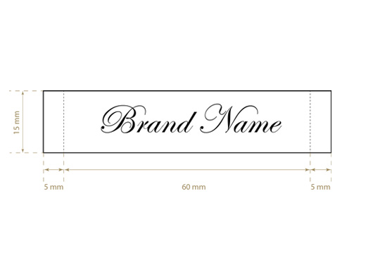 Etiquetas tejidas Classic Style Model WL-M19