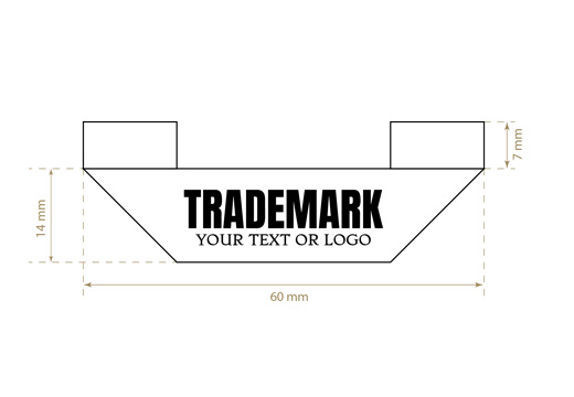 Etiqueta textil tejida Kind Style Model WL-M36